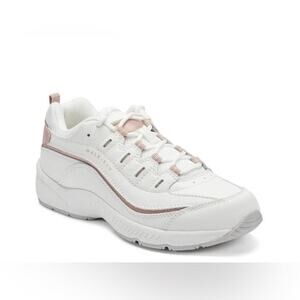 Easy Spirit Cream Sneakers with Animal Print Sz 10W